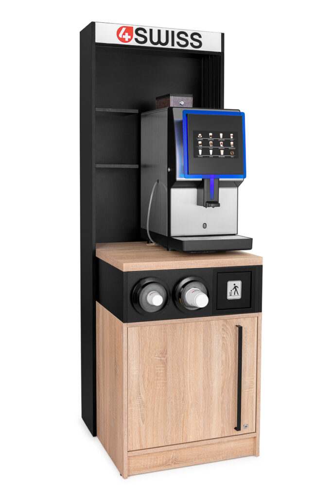 Ekspres Swiss – widok z boku, fotografia produktowa w studio