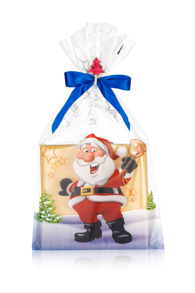 Packshoty opakowań z Mikołajem – fotografia produktowa dla producenta i hurtowni