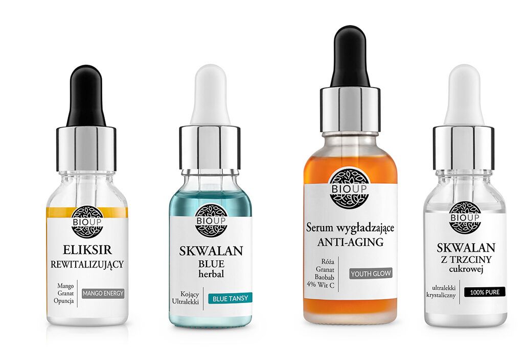 Packshot zestawu kosmetyków