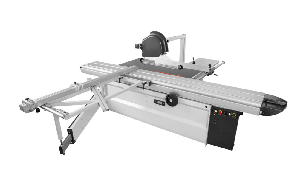 Formatówka / piła stołowa z prowadnicą – packshot maszyny do obróbki drewna