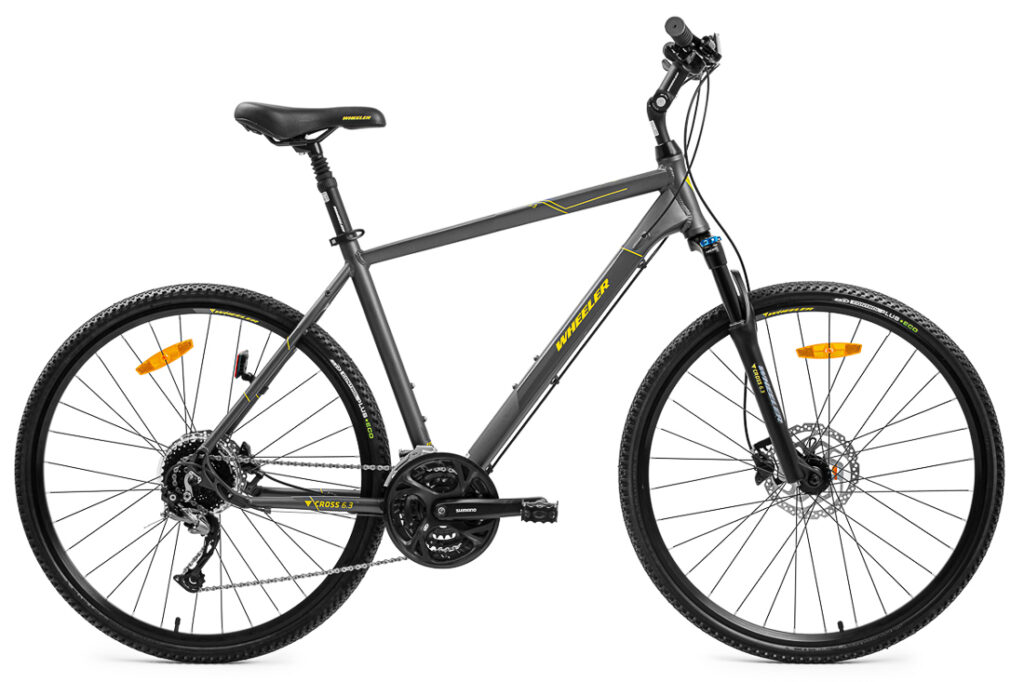 Fotografia packshotowa roweru w profilu – czytelna geometria ramy do karty produktu