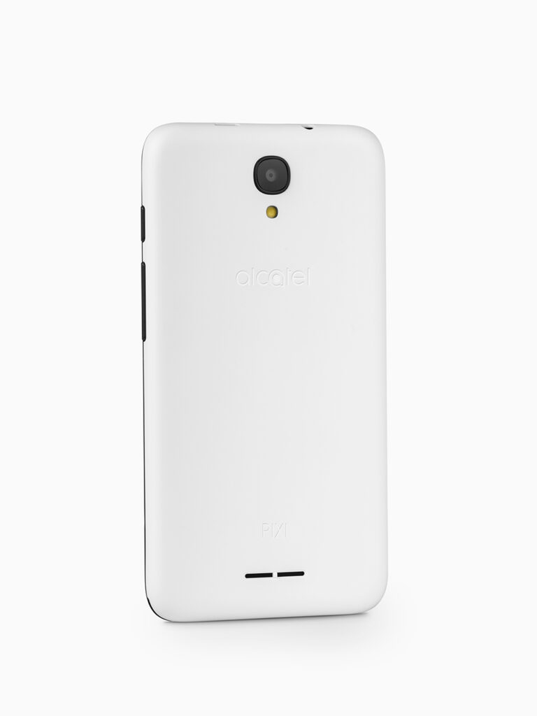 Zdjęcia produktowe telefonu Alcatel – front i tył smartfona, packshot na białym tle