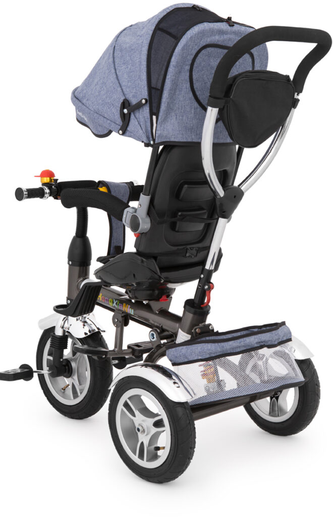 Rower trójkołowy dziecięcy ujęcie 3/4 tył – fotografia produktowa packshot