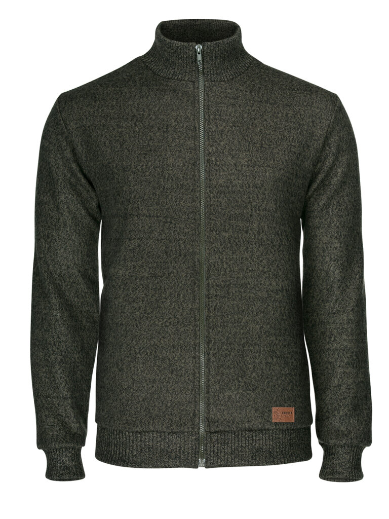 Packshot bluzy rozpinanej z zamkiem – zdjęcie produktowe odzieży na białym tle do e-commerce