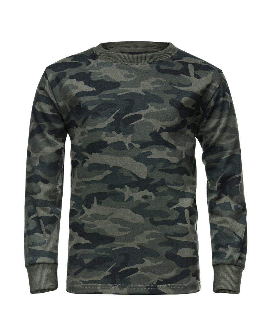 Packshot longsleeve w moro – zdjęcia produktowe odzieży do karty produktu