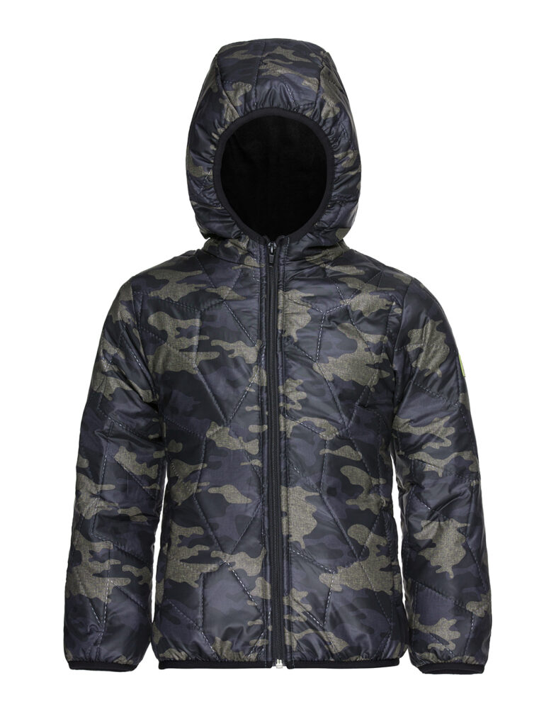 Zdjęcia produktowe kurtki ocieplanej w moro – packshot odzieży do e-commerce i marketplace